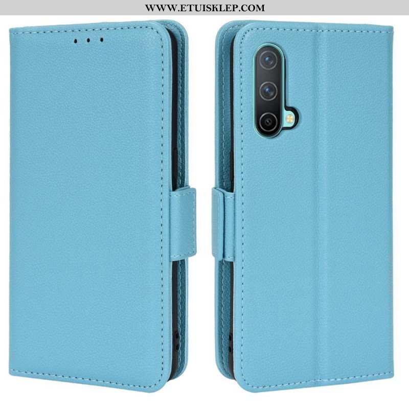 Skórzany Futerał do OnePlus Nord CE 5G Etui Folio Flap Double Nowe Kolory